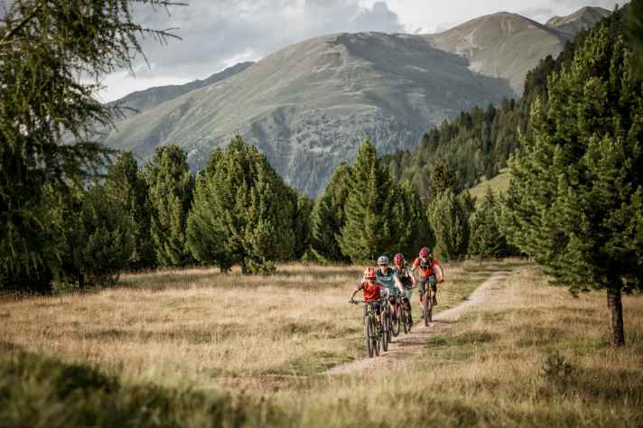 Auf dem Plamort-Trail kurz vor der italienischen Grenze.