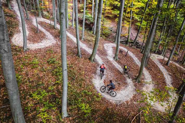 Wer den Uphill-Trail nimmt, zahlt nur eine Trail-Karte. | Foto Moritz Ablinger