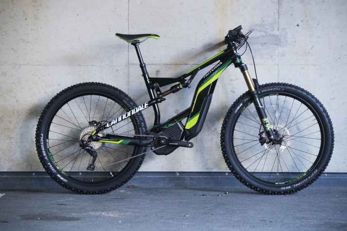   Das neue Cannondale Moterra: das erste E-MTB-Fully der Amerikaner.
