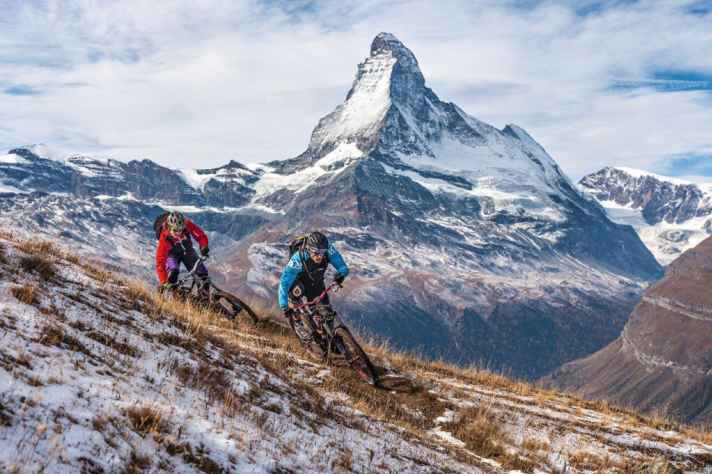   Zermatt, Schweiz: Gornergrat-Trail – Oben Traumberg, unten Traum-Flow, denn da wird der Gornergrat-Trail zum Flow-Cocktail.