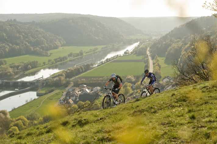   Kurz vor Kelheim mit Blick ins Altmühltal.