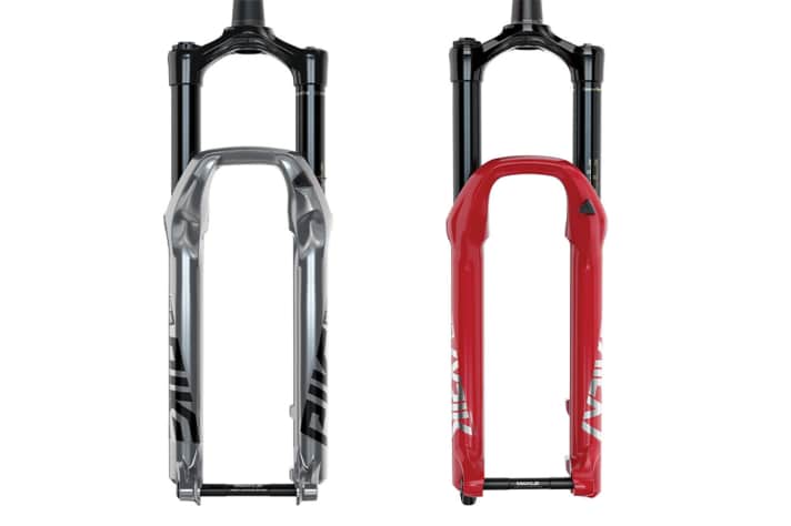   Rockshox Pike und Lyrik. (von links nach rechts)