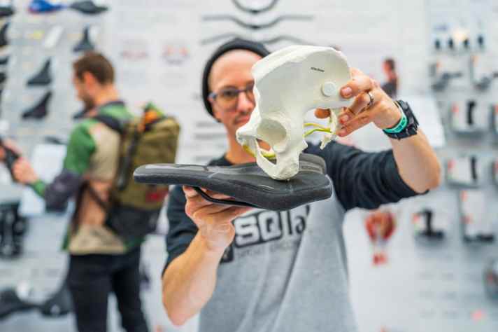 SQlab ist Hauptsponsor der Bespoked und natürlich auch vor Ort mit all seinen Ergo-Produkten