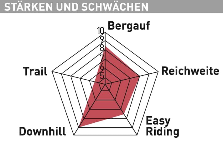 Haibike NDuro 6 - Testdiagramm