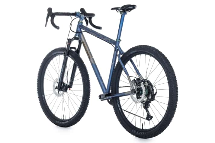 Das Komplettbike von Moots ist nur mit den feinsten Parts von Chris King und Shimano bestückt.