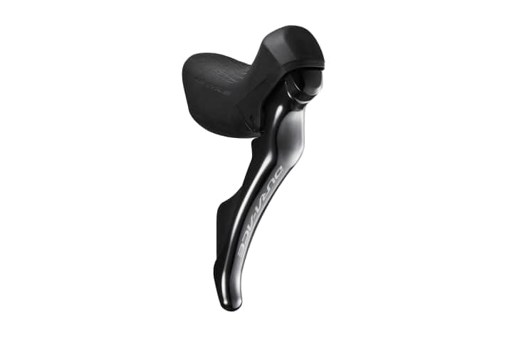Der Schalt-/Bremshebel der Shimano Dura-Ace R9100.