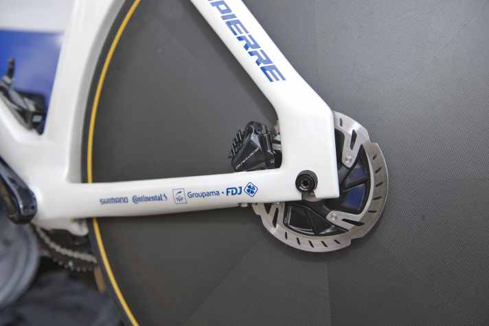   Scheibe statt Felge: Die Disc bietet bessere Aerodynamik.