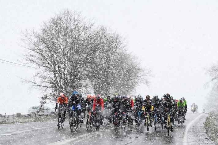 Bei O Gran Camino 2023 musste die 1. Etappe wegen starkem Schneefalls abgebrochen werden