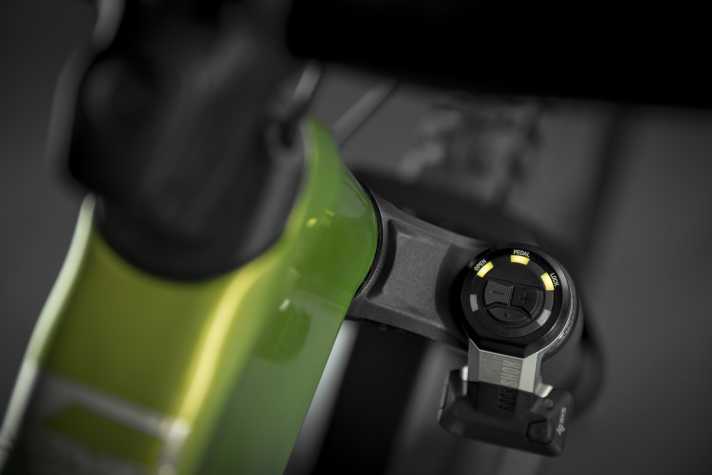 Rockshox Flight Attendant an der Zeb-Gabel des One-Sixty.