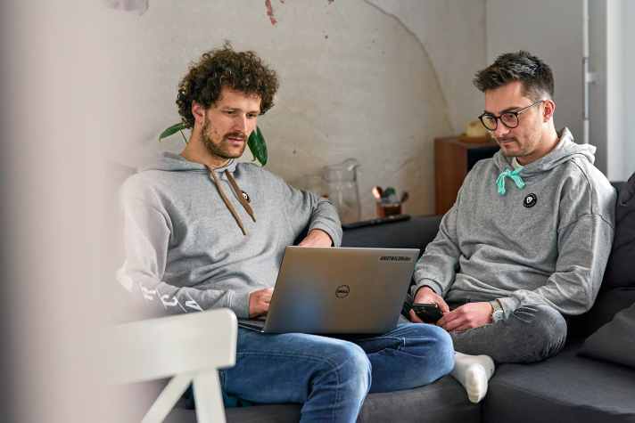 Zusammen mit seinem Kumpel und E-Worldcup-Fahrer David Horvath hat Torben Drach das Rotwild Gravity Team auf die Beine gestellt.