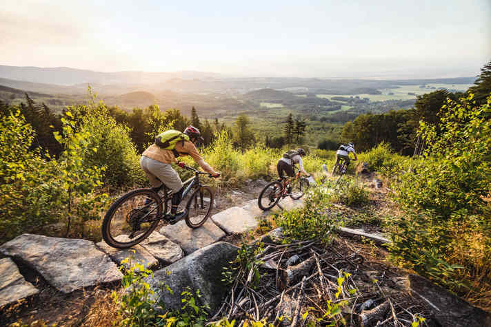 Von Trailspot zu Trailspot: In Tschechien ist das Dank der vielen Trailcenter gut möglich.