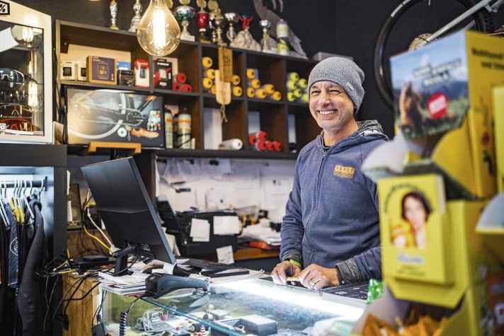 Gut betreut werden Gravelbiker und alle anderen Radfahrer im „Mountain Rider“