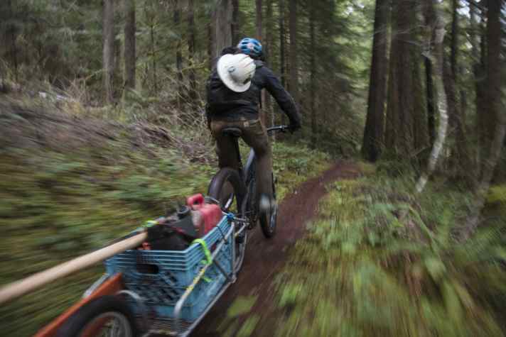 In Amerika gehört die Trailpflege längst zum guten Ton