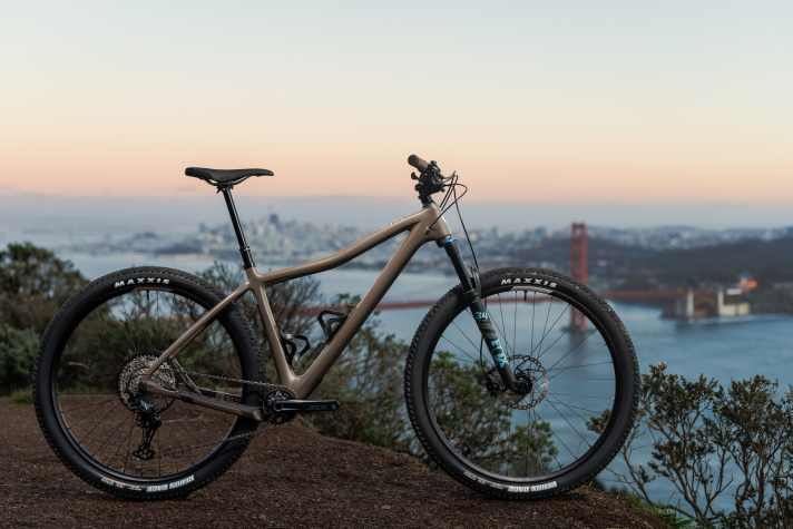 Beim Topmodell setzt Ibis auf eine Fox Float 34 Performance und kompletter Shimano SLX-Gruppe.