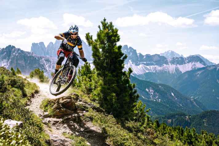   Trailparadies an der Plose ist schnell erreicht von Brixen aus.