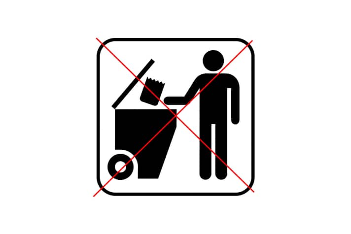 Man kann es nicht oft genug sagen: E-Bike Akkus am Ende ihrer Lebensdauer nicht in den Müll werfen! Immer ins Recycling geben.