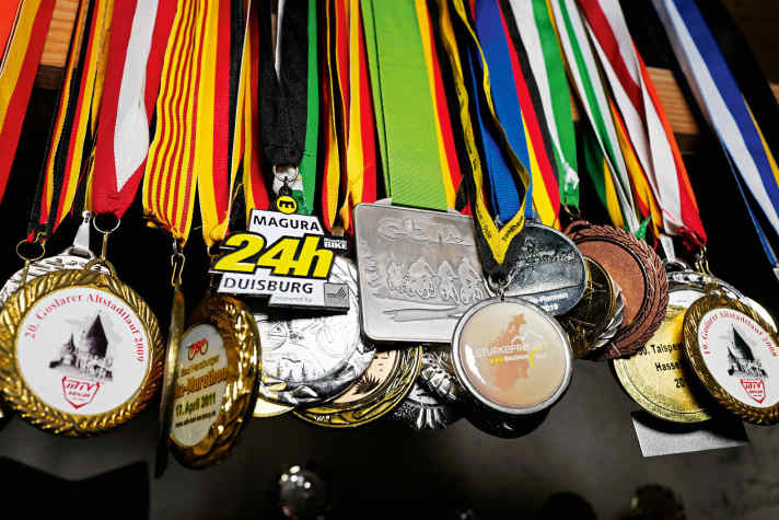   Fritz Geers beeindruckende Medaillen-Sammlung