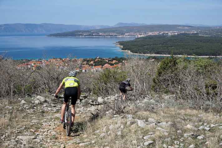   Steil, steinig und steil: Die Etappe auf Krk verlangte im Vorjahr den Fahrern alles ab.