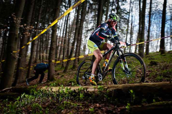   Gunn-Rita Dahle Flesja bei einem Rennen in Münsingen