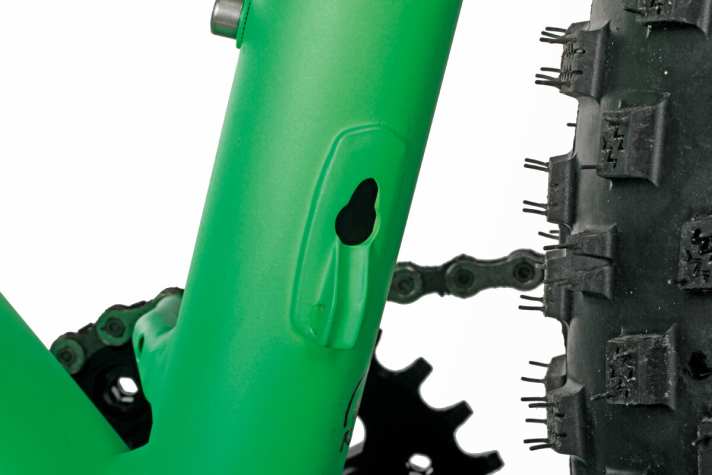 Trek (Foto), Borealis, Canyon, Rocky Mountain: Diese vier Hersteller haben vorgesorgt. Die Rahmen sind bereits für eine Teleskop-Stütze mit Anlenkung im Sitzrohr vorbereitet.