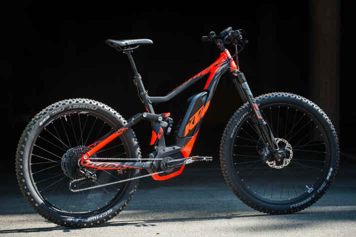   Bei den Media Days in Kirchberg/Tirol war die Gabel ausschließlich in E-Bikes von KTM zu sehen.
