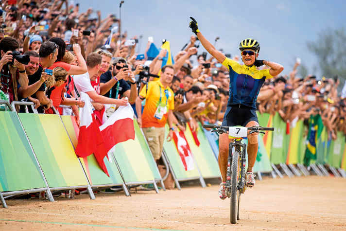 Jenny Rissveds: Die 22-jährige Schwedin vom Team Scott-Sram erlebte 2016 ein goldenes Jahr: Olympia-Sieg in Rio und U23-Weltmeistertitel in Nové Mesto.