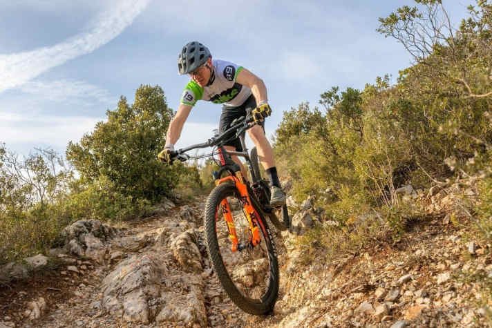   Die neue Fox 34 Step Cast fühlt sich an leichten Trailbikes und Marathon-Fullys am wohlsten.