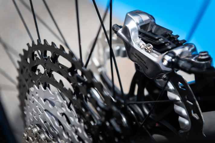   Der 4-Kolben-Sattel der Enduro-Version der XTR soll dieselbe Bremspower erzeugen wie eine Saint.