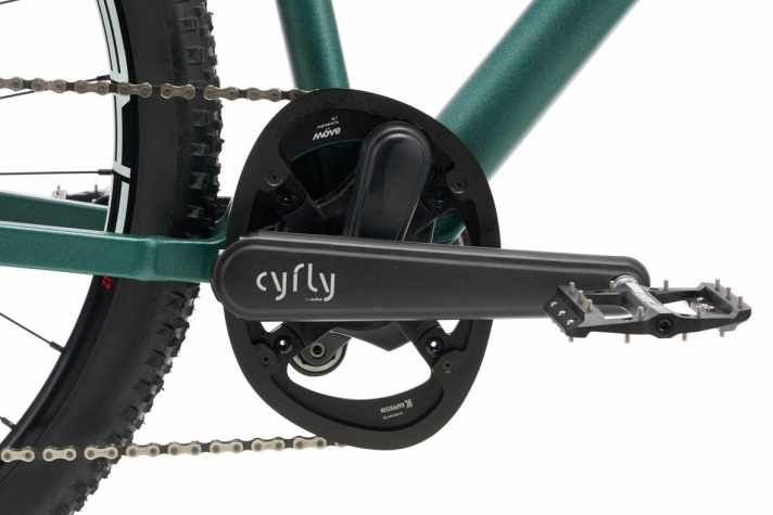   Ungewöhnliche Optik, ungewöhnliches Antriebskonzept: die Cyfly-Kurbel.