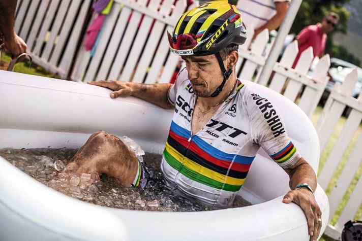   Schockfrosten: Bei einem Etappenrennen wie dem Cape Epic ist eine effektive Regeneration das A und O. 
