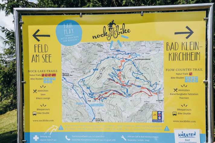   Für Biker, die seit Jahren ihre Reifen über Wurzeln und Steine steuern und lieber die Berge aus eigener Kraft bezwingen, ist der längste Flowtrail Europas das Zuckerl nach einem schönen Touren-Tag auf dem legalen Wegenetz der Nockberge.