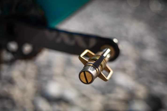   Für Racer sind die Crank Brothers Eggbeater das höchste der Gefühle. An einem Enduro bekommt man sie eher selten zu sehen.