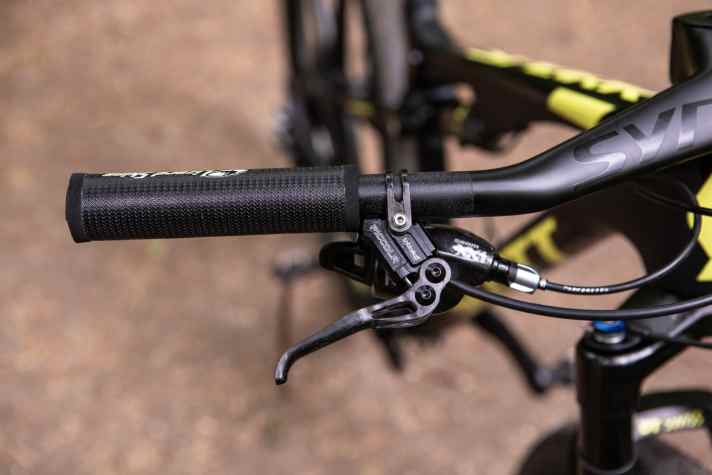   Gebremst wird mal wieder mit der Trickstuff Piccola Carbon.