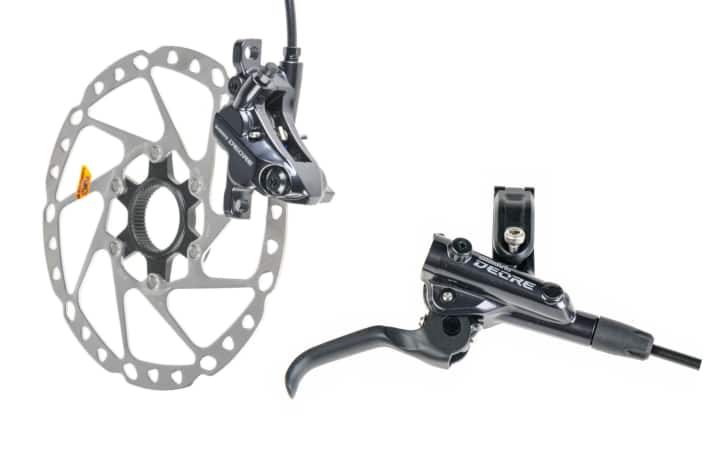 <a href="https://luna.r.lafamo.com/ts/i5034112/tsc?amc=con.blbn.497955.507800.14447882&smc=BIKE&rmd=3&trg=https%3A%2F%2Fwww.fitstore24.com%2Fde%2Fshimano-disc-set-hr-deore-m6120-4-k" target="_blank" rel="noopener noreferrer nofollow">SHIMANO Deore 6120</a> * | 463 Gramm / 120 Euro¹ (Vierkolben-Bremse)