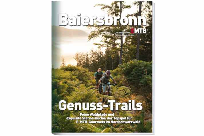   Feine Waldpfade und exquisite Sterne-Küche: Baiersbronn ist der Topspot für E-MTB-Gourmets im Nordschwarzwald. Der Mini-Guide Baiersbronn ist eine Sonderpublikation von EMTB mit Unterstützung von Baiersbronn und als Beihefter in <a href="https://www.delius-klasing.de/emtb-02-2021-emb-2021-02" target="_blank" rel="noopener noreferrer">EMTB 2/2021</a>  erschienen.