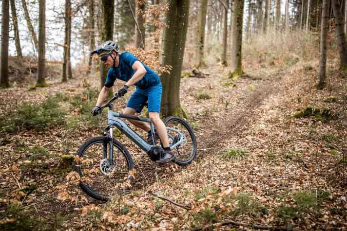 Leichte Trails ohne gröbere Hindernisse sind für <a href="https://luna.r.lafamo.com/ts/i5533923/tsc?amc=con.blbn.497955.507800.14129791&smc=BIKE&rmd=3&trg=https%3A%2F%2Fwww.fahrrad-xxl.de%2Ffahrraeder%2Fe-bike%2Fe-bike-mtb%2Fe-bike-hardtail%2F" target="_blank" rel="noopener noreferrer">E-MTB Hardtails</a> * kein Problem.