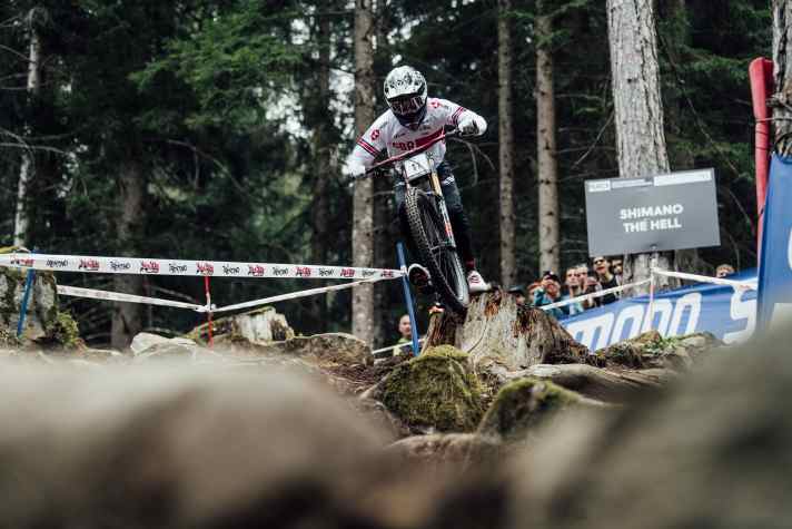   Schnell aber nicht  schnell genug. Danny Hart in der "Shimano the Hell".