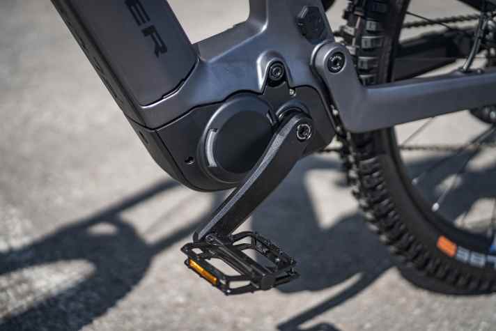   Understatement: Der neue Panasonic GX Ultimate Pro fällt optisch kaum auf, soll auf dem Trail aber mit 95 Newtonmeter max. Drehmoment beeindrucken.