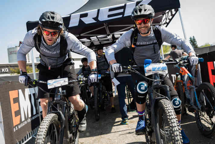   Volle Power: Beine und Akkus voll geladen und ready to ride!