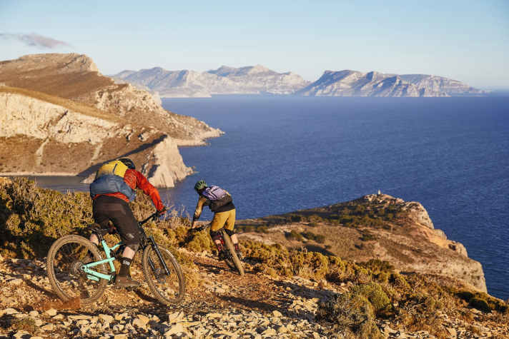   Insel Leros: Nach den Castle Steps erlebten wir noch die wahren Trails in beeindruckender Küstenlandschaft.