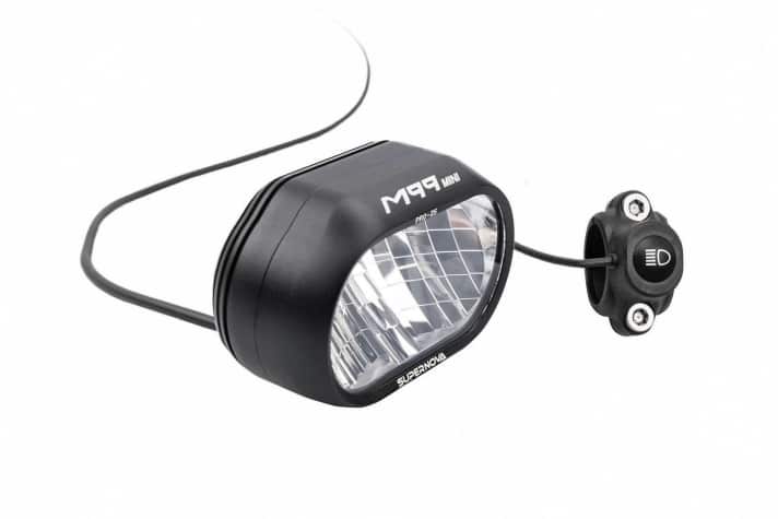 Die Supernova M99 Mini ProB54 ist die Akku-Version der bewährten E-Bike Beleuchtung M99 Mini Pro.