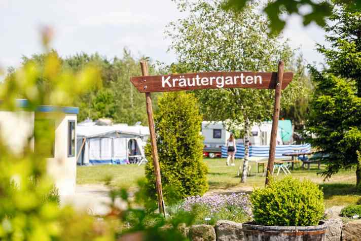   Seecamping Zittau: Mit viel Liebe geführt – sogar mit einem Kräutergarten
