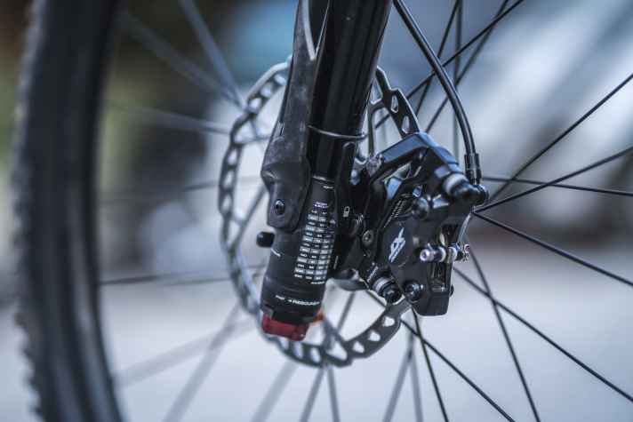   Cannondale Scalpel HT Carbon 2: Die Angaben auf der Luftdrucktabelle fallen tendenziell zu gering aus.