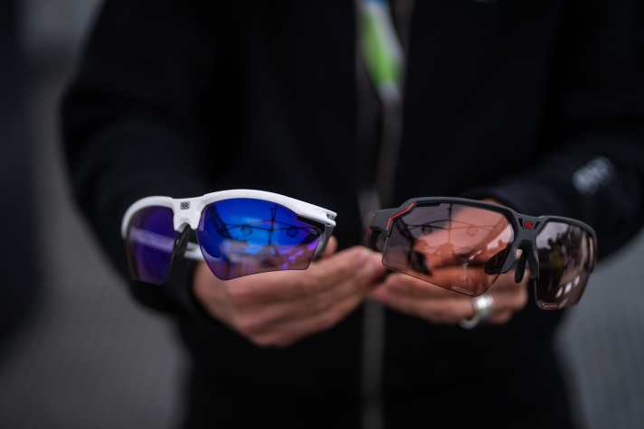 Die Rudy Project Magnus links und das Dealtabeat-Modell rechts.