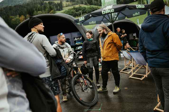 „Wo gibt’s nochmal die Testbikes?“