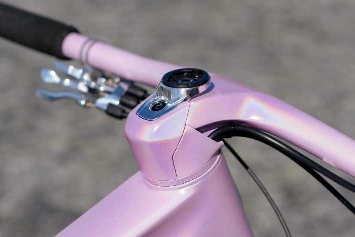 Stylish: Syncros Garmin-Halterung made in the USA by K-Edge.