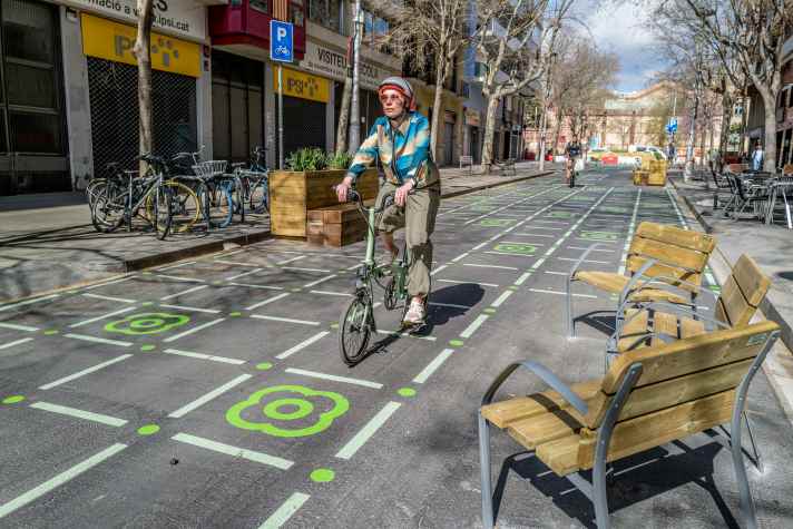 Autos verboten: Die Stadtentwickler Barcelonas weisen immer mehr Straßen als verkehrsberuhigte Zonen aus.