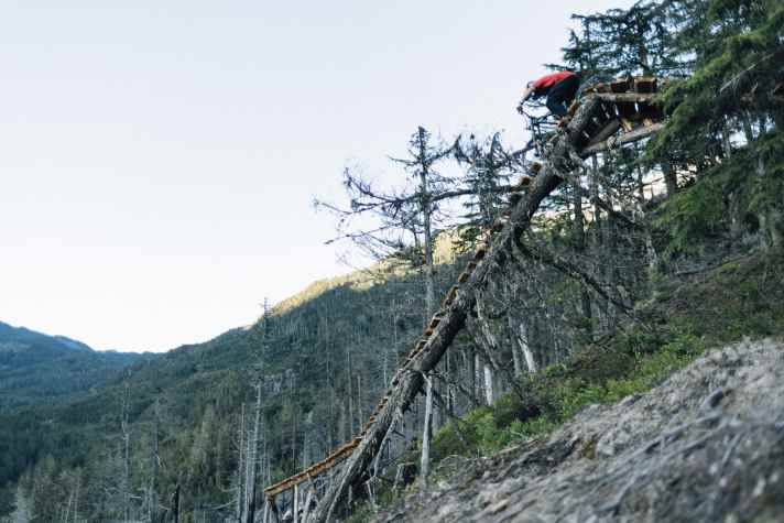 Zweieinhalb Monate rumgewerkelt: Brage Vestavik in British Columbia.