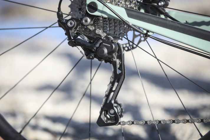 Der günstige Shimano GRX 400 schaltet ausgesprochen knackig und fühlt sich damit wertiger an als manch teurere Trekking-Schaltung. | Georg Grieshaber