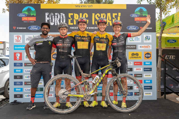 2018; Gesamt Sieg Epic Israel mit Luca Schwarzbauer, Georg Egger, Maximilian Brandl, David List.